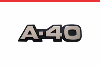 Imagem do produto Emblema “A-40” Cinza para Chevrolet A-40 – Cod. 251